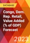 Congo, Dem. Rep. Retail, Value Added (% of GDP) Forecast - Product Image