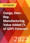 Congo, Dem. Rep. Manufacturing, Value Added (% of GDP) Forecast - Product Thumbnail Image