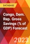 Congo, Dem. Rep. Gross Savings (% of GDP) Forecast - Product Thumbnail Image