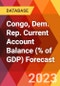 Congo, Dem. Rep. Current Account Balance (% of GDP) Forecast - Product Image