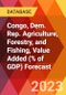 Congo, Dem. Rep. Agriculture, Forestry, and Fishing, Value Added (% of GDP) Forecast - Product Image