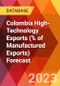 Colombia High-Technology Exports (% of Manufactured Exports) Forecast - Product Thumbnail Image