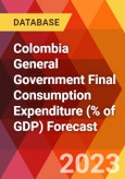 Colombia General Government Final Consumption Expenditure (% of GDP) Forecast- Product Image