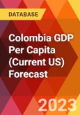 Colombia GDP Per Capita (Current US) Forecast- Product Image