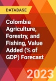 Colombia Agriculture, Forestry, and Fishing, Value Added (% of GDP) Forecast- Product Image