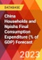 China Households and Npishs Final Consumption Expenditure (% of GDP) Forecast - Product Thumbnail Image