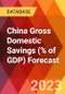 China Gross Domestic Savings (% of GDP) Forecast - Product Thumbnail Image