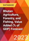 Bhutan Agriculture, Forestry, and Fishing, Value Added (% of GDP) Forecast- Product Image