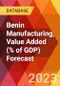 Benin Manufacturing, Value Added (% of GDP) Forecast - Product Thumbnail Image