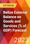 Belize External Balance on Goods and Services (% of GDP) Forecast - Product Thumbnail Image