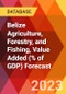 Belize Agriculture, Forestry, and Fishing, Value Added (% of GDP) Forecast - Product Image