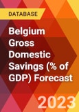 Belgium Gross Domestic Savings (% of GDP) Forecast- Product Image