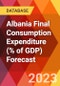 Albania Final Consumption Expenditure (% of GDP) Forecast - Product Thumbnail Image