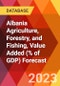 Albania Agriculture, Forestry, and Fishing, Value Added (% of GDP) Forecast - Product Image