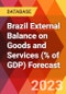 Brazil External Balance on Goods and Services (% of GDP) Forecast - Product Thumbnail Image