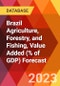 Brazil Agriculture, Forestry, and Fishing, Value Added (% of GDP) Forecast - Product Image