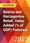 Bosnia and Herzegovina Retail, Value Added (% of GDP) Forecast - Product Image