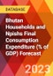 Bhutan Households and Npishs Final Consumption Expenditure (% of GDP) Forecast - Product Thumbnail Image