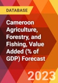 Cameroon Agriculture, Forestry, and Fishing, Value Added (% of GDP) Forecast- Product Image