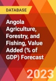 Angola Agriculture, Forestry, and Fishing, Value Added (% of GDP) Forecast- Product Image