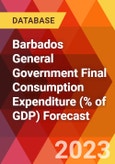 Barbados General Government Final Consumption Expenditure (% of GDP) Forecast- Product Image