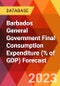 Barbados General Government Final Consumption Expenditure (% of GDP) Forecast - Product Thumbnail Image