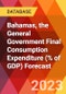 Bahamas, the General Government Final Consumption Expenditure (% of GDP) Forecast - Product Thumbnail Image