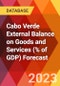 Cabo Verde External Balance on Goods and Services (% of GDP) Forecast - Product Thumbnail Image