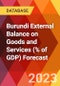 Burundi External Balance on Goods and Services (% of GDP) Forecast - Product Thumbnail Image