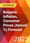 Bulgaria Inflation, Consumer Prices (Annual %) Forecast - Product Image