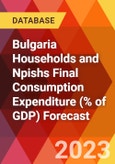 Bulgaria Households and Npishs Final Consumption Expenditure (% of GDP) Forecast- Product Image