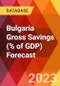 Bulgaria Gross Savings (% of GDP) Forecast - Product Image