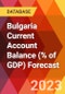 Bulgaria Current Account Balance (% of GDP) Forecast - Product Image