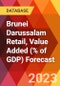 Brunei Darussalam Retail, Value Added (% of GDP) Forecast - Product Image