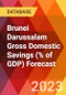 Brunei Darussalam Gross Domestic Savings (% of GDP) Forecast - Product Image