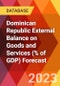 Dominican Republic External Balance on Goods and Services (% of GDP) Forecast - Product Thumbnail Image
