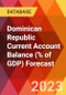 Dominican Republic Current Account Balance (% of GDP) Forecast - Product Thumbnail Image