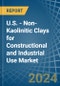 U.S. - Non-Kaolinitic Clays for Constructional and Industrial Use - Market Analysis, forecast, Size, Trends and Insights - Product Image