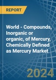 World - Compounds, Inorganic or organic, of Mercury, Chemically Defined as Mercury (Excluding Amalgams) - Market Analysis, Forecast, Size, Trends and Insights- Product Image