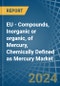EU - Compounds, Inorganic or organic, of Mercury, Chemically Defined as Mercury (Excluding Amalgams) - Market Analysis, Forecast, Size, Trends and Insights - Product Image