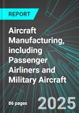 Aircraft Manufacturing (Aerospace), including Passenger Airliners and Military Aircraft, (U.S.): Analytics, Extensive Financial Benchmarks, Metrics and Revenue Forecasts to 2030, NAIC 336411- Product Image