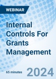 Internal Controls For Grants Management - Webinar (Recorded)- Product Image