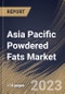 Asia Pacific Powdered Fats Market Size, Share & Industry Trends Analysis Report By Processing Technology (Spray Drying, Drum Drying, Freeze Drying, and Others), By Source, By Application, By Country and Growth Forecast, 2023 - 2030 - Product Thumbnail Image
