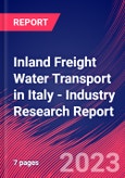 Inland Freight Water Transport in Italy - Industry Research Report- Product Image