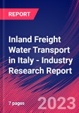 Inland Freight Water Transport in Italy - Industry Research Report- Product Image