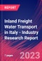 Inland Freight Water Transport in Italy - Industry Research Report - Product Image