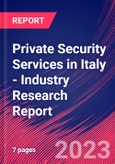 Private Security Services in Italy - Industry Research Report- Product Image