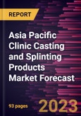 Asia Pacific Clinic Casting and Splinting Products Market Forecast to 2030 - Regional Analysis - by Product {Casting and Splinting}, Application, and Material- Product Image