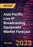 Asia Pacific Live IP Broadcasting Equipment Market Forecast to 2030 - Regional Analysis - by Product Type and Application- Product Image