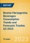 Bosnia-Herzegovina Beverages Consumption Trends and Forecasts Tracker, Q3 2023 (Dairy and Soy Drinks, Alcoholic Drinks, Soft Drinks and Hot Drinks) - Product Image